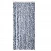 Insect Protection Curtain Blue and White 90 X 200 Cm Chenille