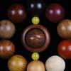 Duobao Pearl Wooden Car Pendant Green Sandalwood Crafts Creative Sandalwood Decorative Buddha Bead Bracelet Car Pendant Ornament