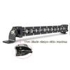 Car Suv 13.4" 120W Waterproof 12000Lm 6D Spot Beam Slim Led Working Light Strip