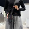 Cute 3D Golden Love Heart Soft Case For iPhone 17 11 12 13 14 15 Pro Max 16 Plus Crossbody Necklace Strap Lanyard Cover