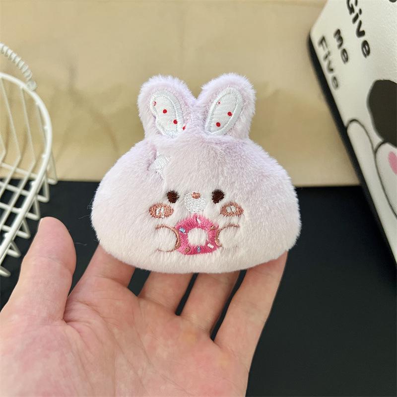 Pompompurin & Rabbit Bear Plush Doll Brooch DIY Decoration Accessories
