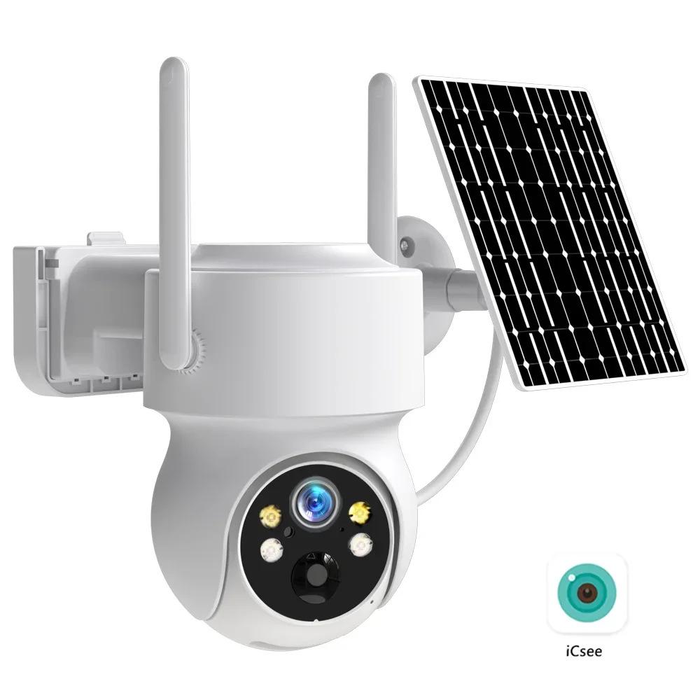 iCSee Low Power Solar 4MP Battery WiFi IP Camera