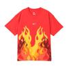 Nike As U Nsw Flame Print Loose Fit Crew Neck Short Sleeve T-Shirt Unisex Tops HJ0767-657