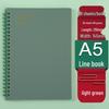 Retro Morandi A5 Spiral Notebook - Loose-Leaf Student Homework Notebook