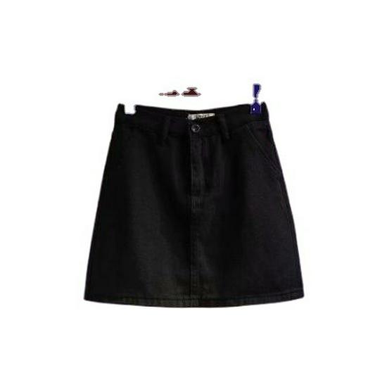 Plus Size Denim Midi Skirt - High Waist Casual Spring/Summer A-Line Bodycon Skirt for Women