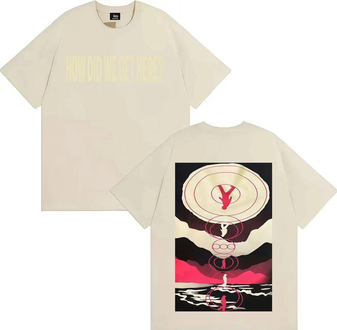 

Singer Louis Tomlinson Hip Hop Album Print Tops How Did I Get Here T-Shirt High Quality Cotton Tee Casual Loose Short Sleeve 5XL