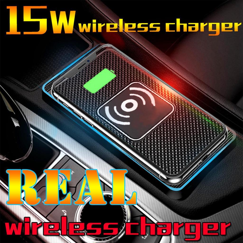 Base de Carregamento Sem Fio Para Carro Carregador de Telefone Sem Fio Para Carro Cabo de 39 Polegadas Base de Carregamento de Telefone com Sensor Automático Para Painel de Instrumentos Viagem