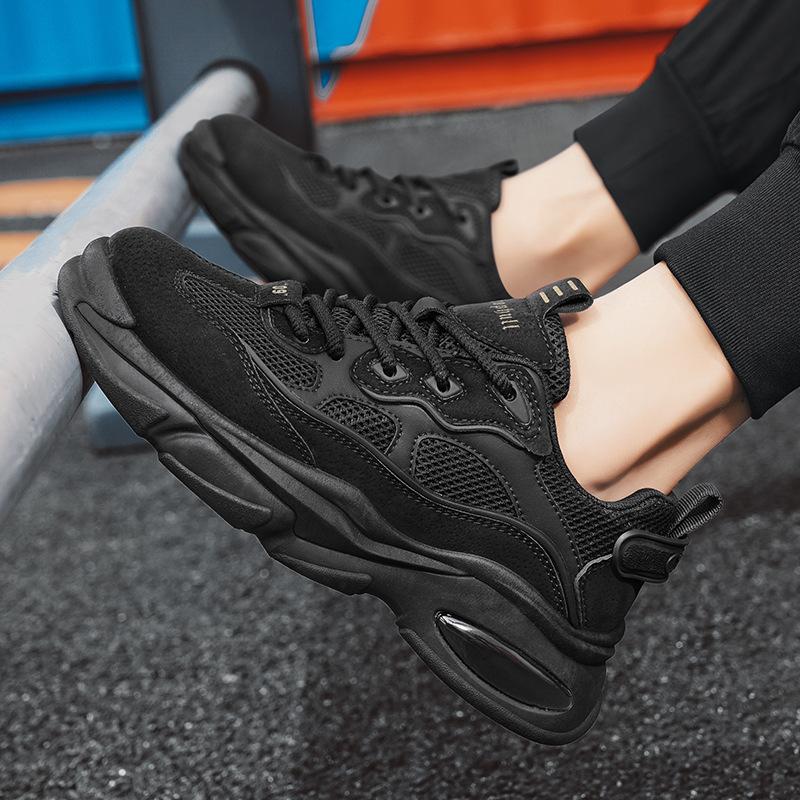 2024 New Shoes for Men Sneaker Breathable Mesh Casual Sport Shoes Comfortable Youth Cool Lace-up Trainers