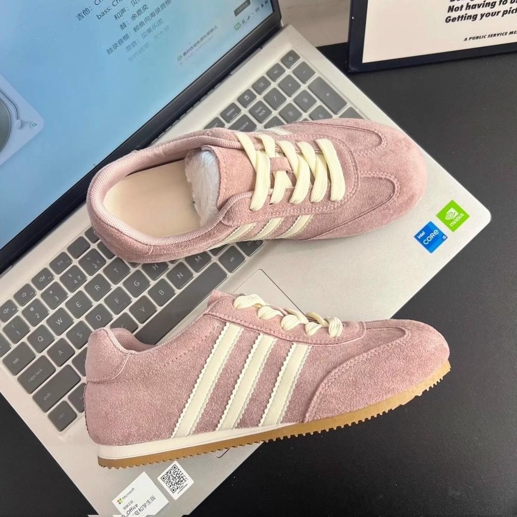 Forrest Gump Shoes 2025 Spring New Women's Shoes Retro Flat-bottomed Casual Versatile Soft-soled Sports Comfortable Lace-up German Training Shoes
