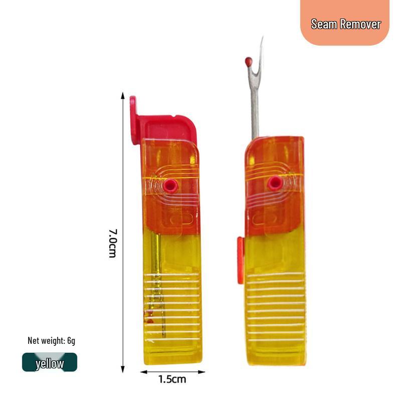 Dual Needle Threader & Seam Ripper for Seniors - New Manual Sewing Tool with Needle ID Function