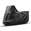 Funda para motocicleta impermeable 210D revestida de plata, ideal para uso en exteriores, coches eléctricos, bicicletas, protección solar y protección contra el polvo.