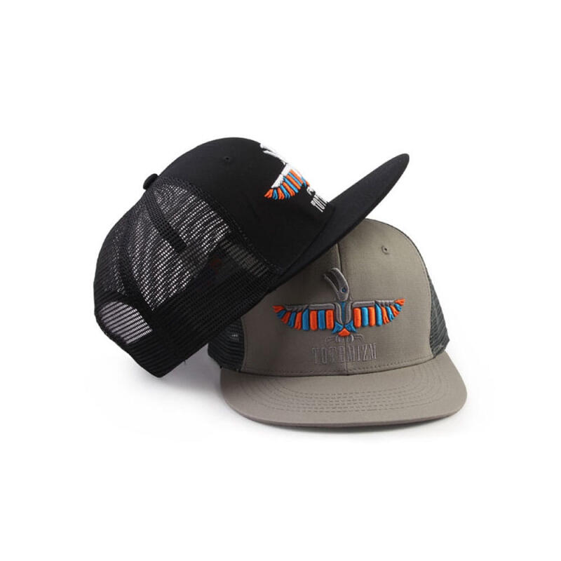 Oversized casual mesh snapback color block hip-hop baseball cap XL