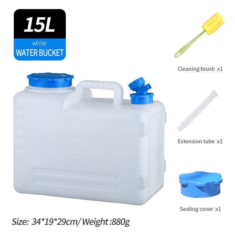 Montowany na samochodzie zewnętrzny kempingowy zbiornik na wodę z kranem