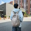 Schoolbag Korean version of simple student backpack male and female college students casual versatile backpack sports cycling tooling bag