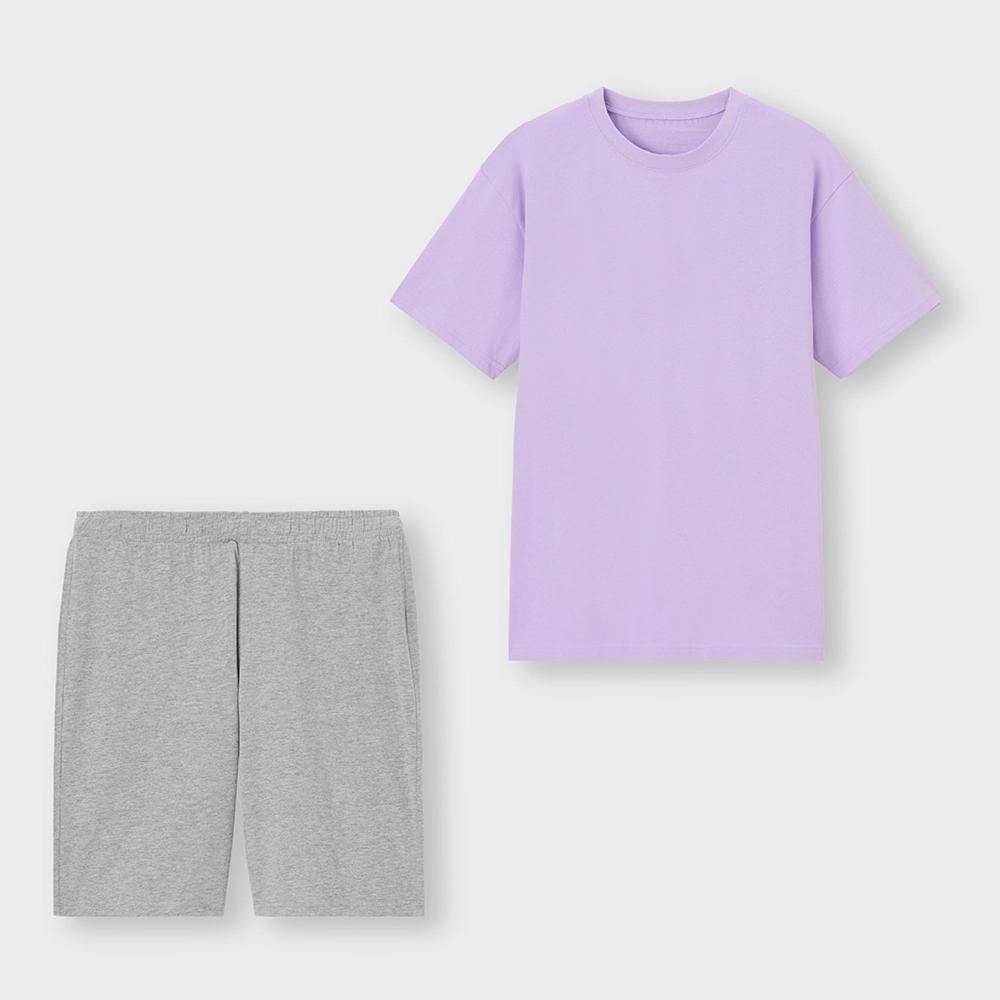 

GU Color Lounge Set с короткими рукавами и короткими брюками