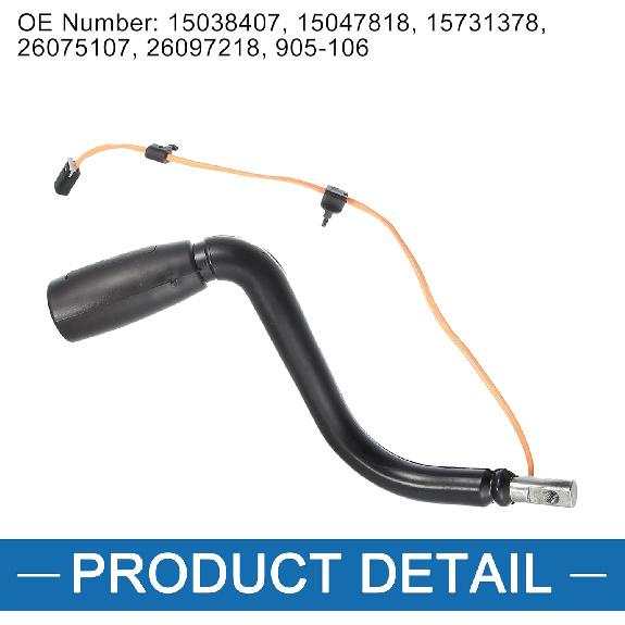 Automatic Transmission Shift Lever 26075107 Shift Select Lever with Tow Switch for GMC Yukon XL 1500 2000-2006 Black