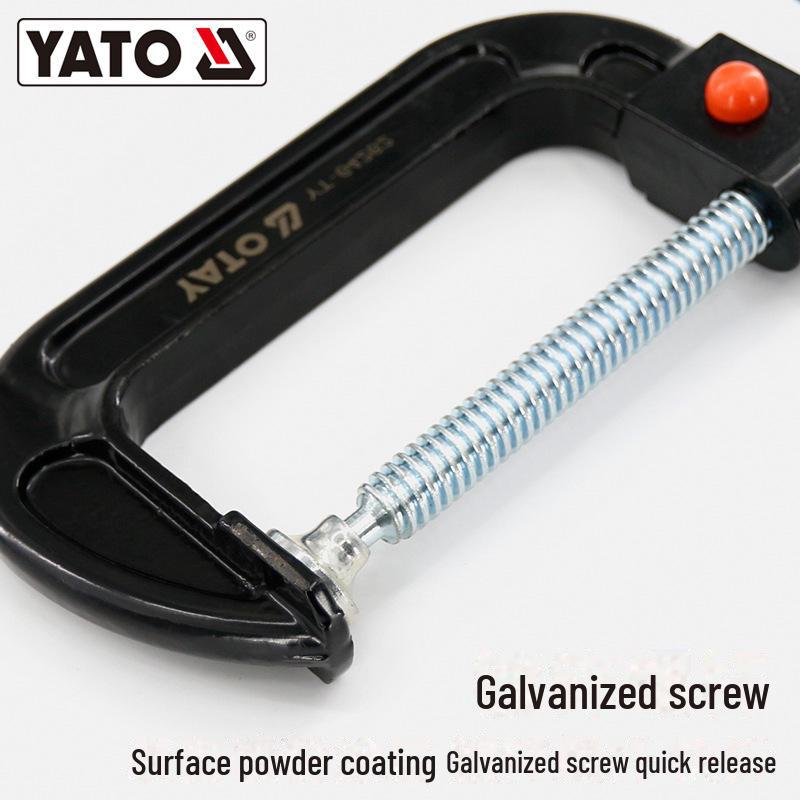 Yiertuo G-Shaped Woodworking Clamp with Deepened Rocker - Versatile G & C Type Fixture