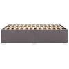 Bed Frame Gray 120 x 200 cm Faux Leather