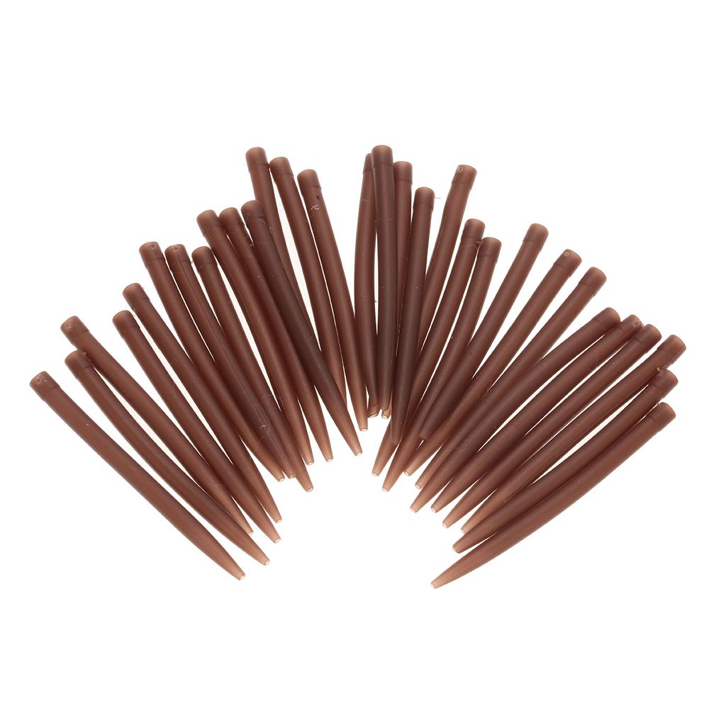 50pcs 54mm Anti Tangle Rubber Sleeves Connect with Fishing Hook Carp Coarse Fishing Accessories