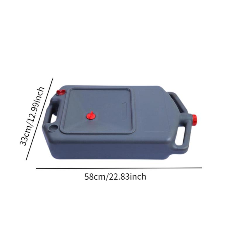 Oil Drain Can Accessories 12L Fluted Collect Pan for Boat Vehicle Truck