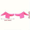 2-Piece Silicone Eyeliner Stencil Set with ABS Handle - Hypoallergenic Cat Eye & Winged Liner Templates