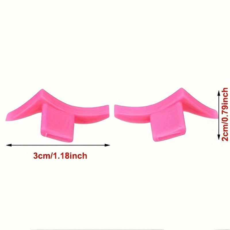 2-Piece Silicone Eyeliner Stencil Set with ABS Handle - Hypoallergenic Cat Eye & Winged Liner Templates