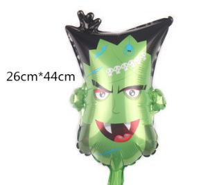 25Pcs Mini Halloween Pumpkin Ghost Foil Balloons Bat Skull Pumpkin Air Globos Kids Horror Halloween Night Party Decorations