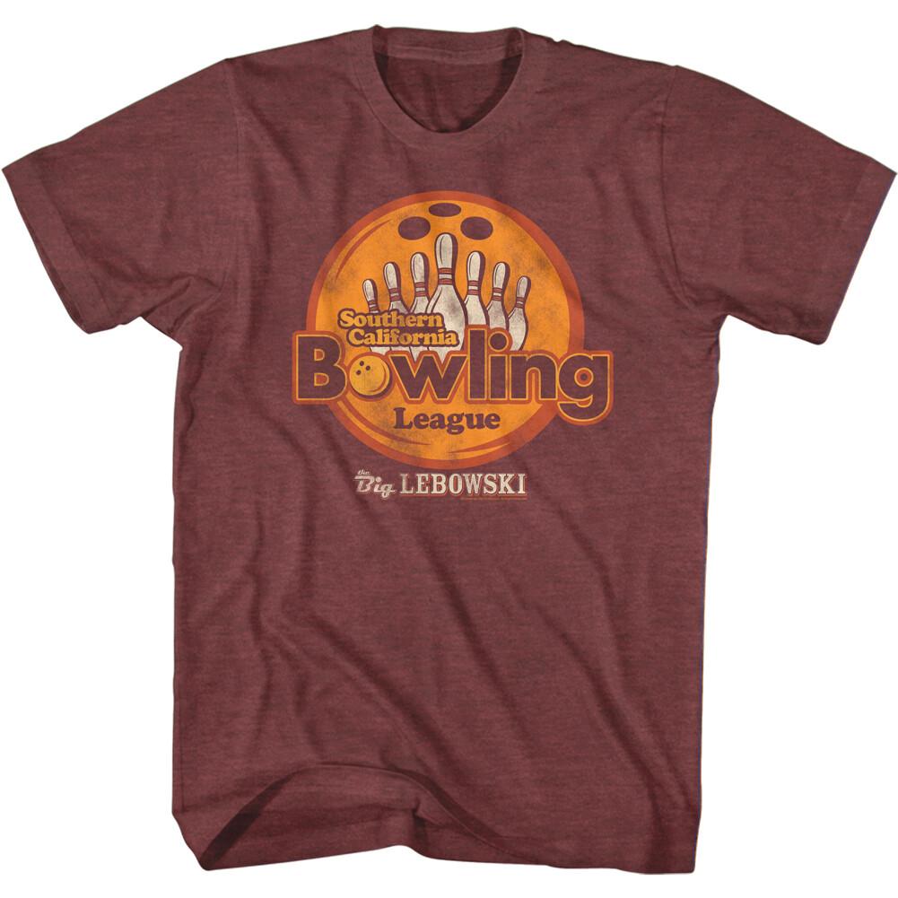 The Big Lebowski Movie Southern California Bowling League Men T Shirt XXXL