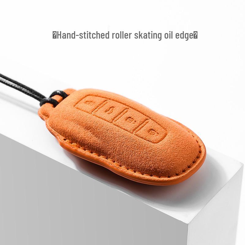 2022 Ford Territory Schlüsselhülle: Wildleder-Fernbedienungsschale mit Schnalle