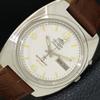 VINTAGE ORIENT AUTOMATIC 46941 JAPAN MENS WHITE COLOR DIAL WATCH A500710-5 R154-a500710