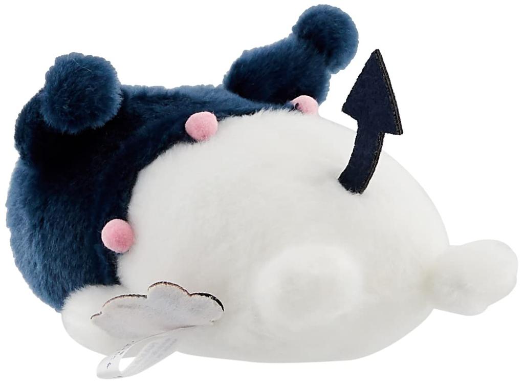 Nakajima Corporation Nagano x Sanrio Characters Lying Down Bean Doll Kuromi 167378-22
