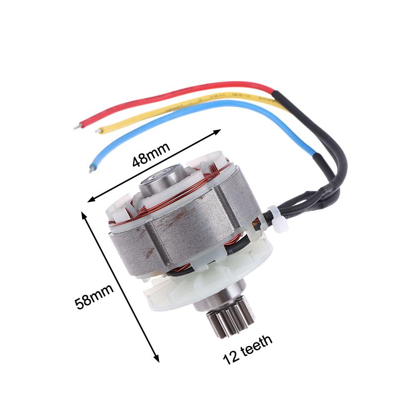 Electric Mower Assembly 21V Brushless Lawn Mower Motor 12-Tooth Lithium Battery Grass Trimmer Rotor