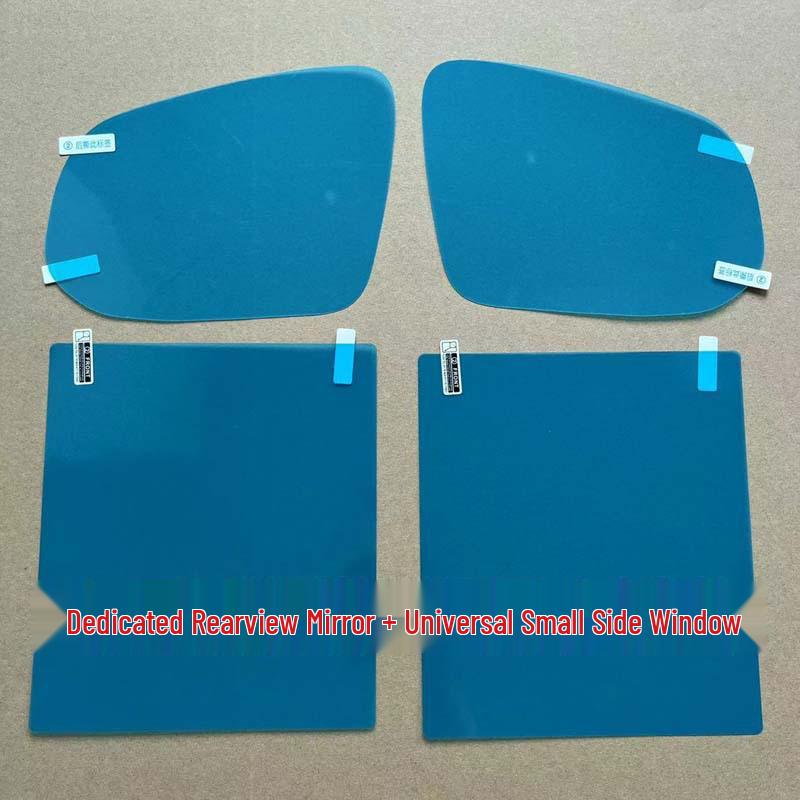 Tesla Model 3, Y, S, X Rearview Mirror Rainproof, Waterproof, Anti-fog HD Film.