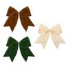 4pcs Christmas Velvet Bow Twisted Velvet Ribbon Gift Bow Christmas Tree Decoration Bow Gift Packaging Bow for Wreath Window