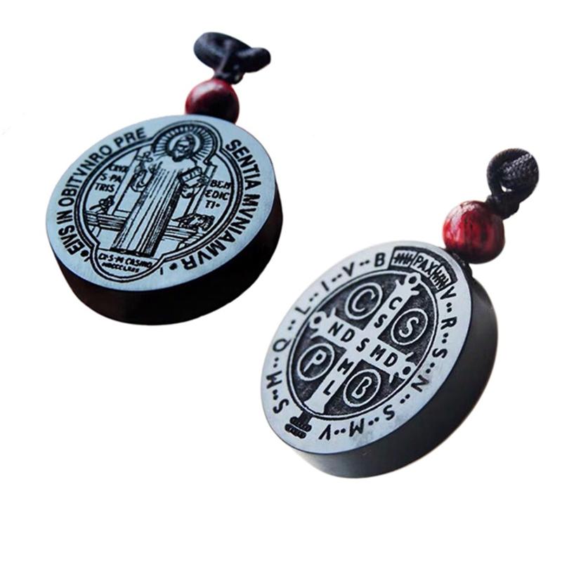 

Эбеновое дерево Иисус Святой Матери Крест Шарм Ювелирные изделия Изготовление Принадлежности DIY Аксессуар для DIY Брелок Ожерелье Автомобильный Подвеска Религиозный Подарок