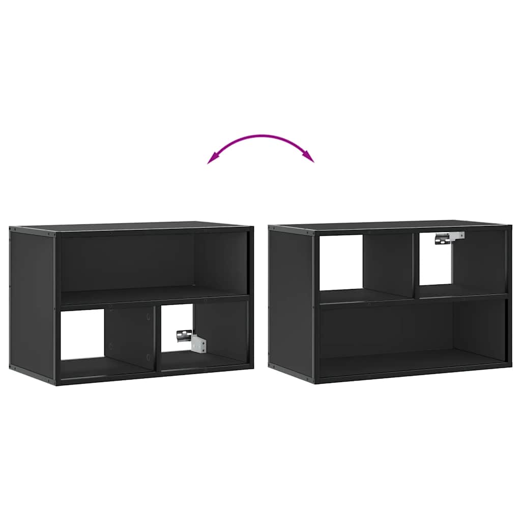 Vidaxl Szafka Pod Telewizor, Czarna, 60X31X39,5 Cm