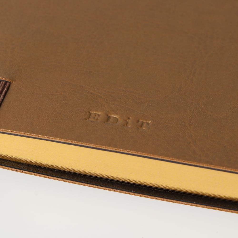 Notizbuch mit Punktraster, Planer B6 Champagnerpapier, Variante, EDiT, Gold, EDI-NB25-CG