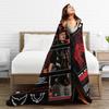 Duki Hip Hop Rapper Fleece Throw Blanket Blanket For Bed Bedroom Ultra-Soft Plush Thin Quilt