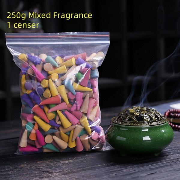 1Set of home mixed aromatherapy tower sandalwood fungus floral grain, pagoda aromatherapy, cone aromatherapy home hygiene