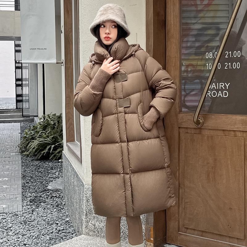 Winter New Casual Cotton Clothes Long Down Cotton Clothes Women's Thickened Warm Design Versatile Jacket