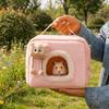 Weiche Hamster Transporttasche Sichtfenster Hamster Handtasche Hamster Nest Haustier Reisehaus Reise