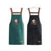 Waterproof & Oilproof Kitchen Apron for Coffee Shops, Cooking, Gardening, and Household Use