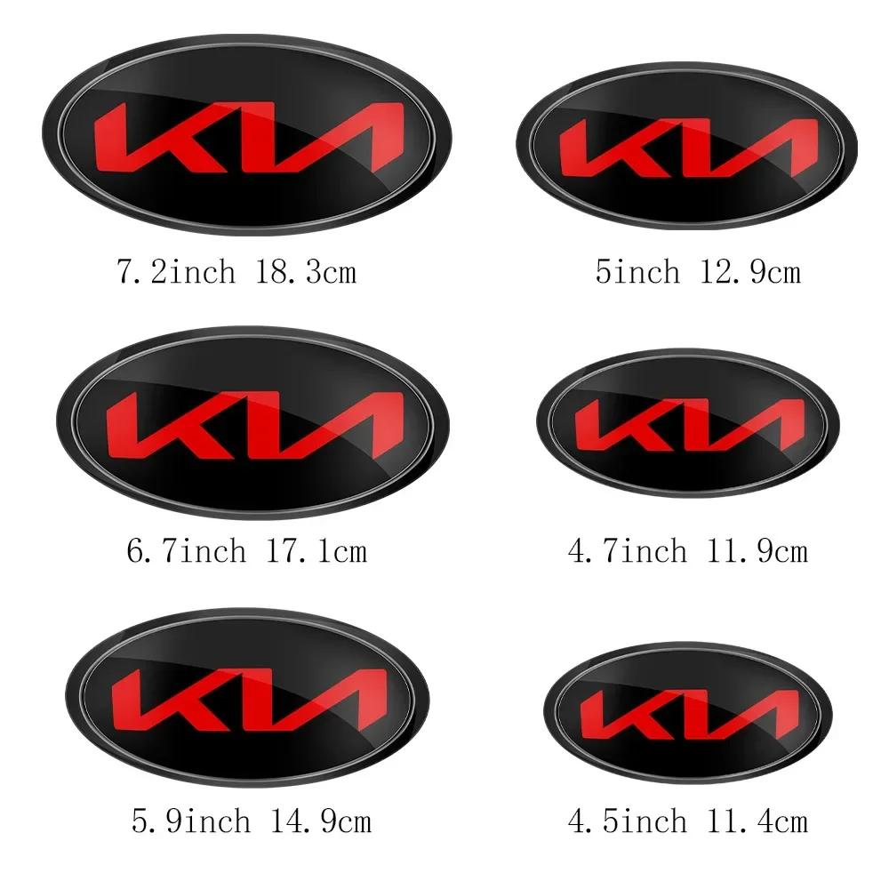 Emblema Cofano Anteriore Adesivo Stemmino Portellone Posteriore KIA Sportage Ceed Sorento Cerato Optima Picanto Rio Soul k3 k5 Stonic Montaggio