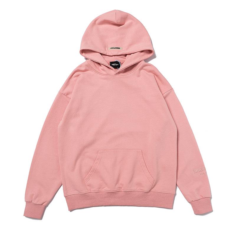 Giacca con cappuccio riflettente unisex FOG Essentials - Felpa sottile in spugna con doppia cucitura