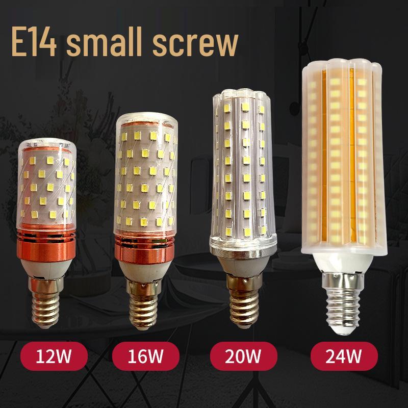 Tri-Color LED Energy-Saving Bulb: E14/E27 Base for Chandelier, Desk, Wall Lamp