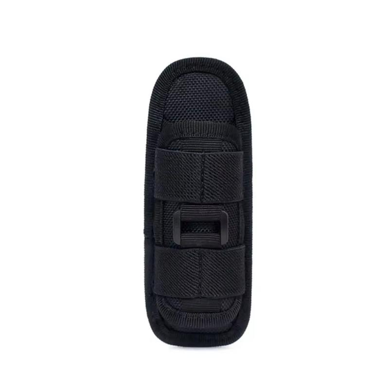 

Tactical Flashlight Pouch Belt Torch Bag Durable Hunting Lighting Accessory Outdoor Survival Kits Case With 360 Degree Carabiner