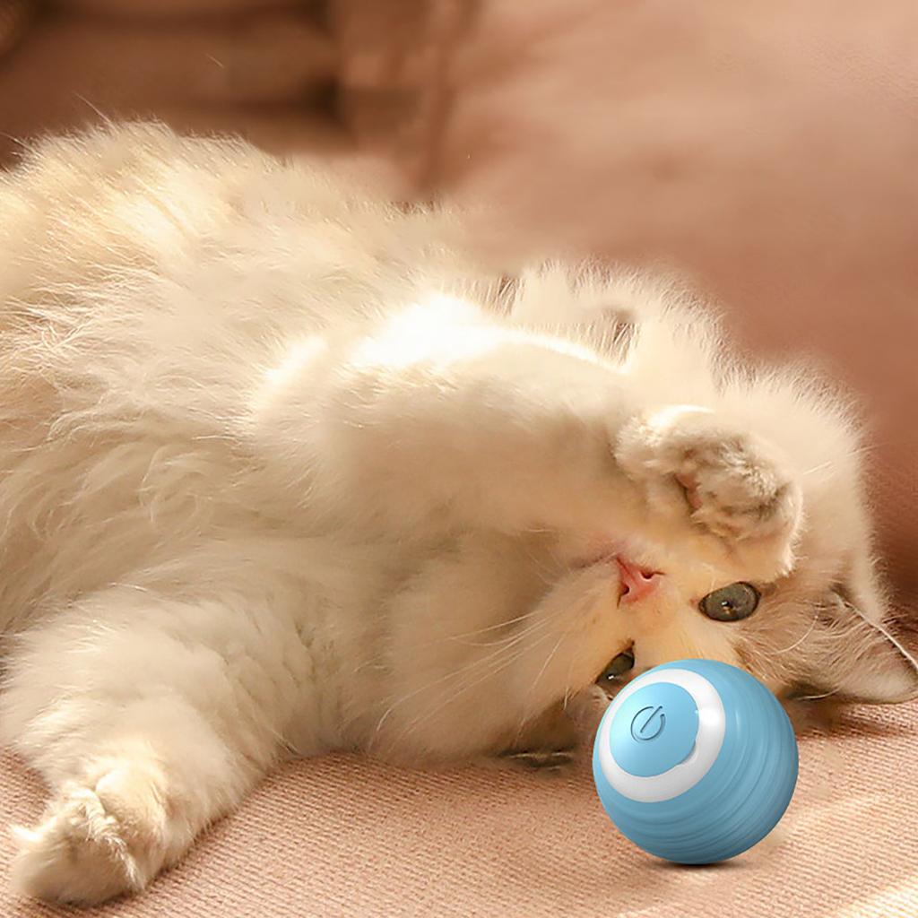 Cat Interactive Ball Training Self-moving Kitten Electric Cat Ball Toys Electronic Automatic Rolling Magic Ball Toys for Cat