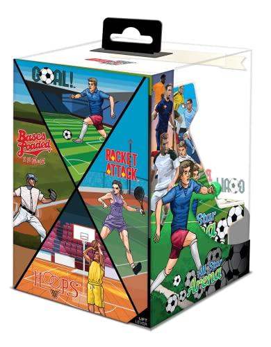 MY ARCADE All-Star Arena Pico Player - 3.75" Fully Playable Portable Mini Arcade Machine with 107 Retro Games, 2" Color Screen Display, Battery Operat