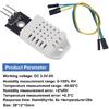3PCS DHT22 / AM2302 Digital Humidity and Temperature Sensor Module for Arduino Raspberry Pi, Temp Humidity Gauge Monitor Electronic Practice DIY