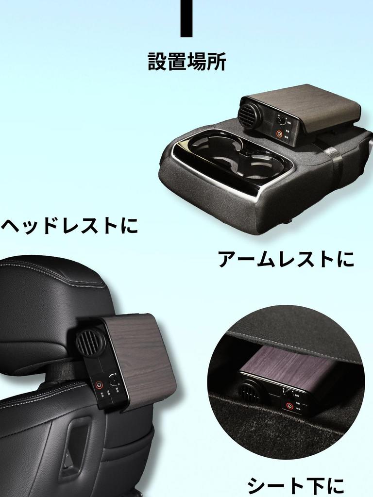 Car Air Refresher Compact Sterilization and Deodorization Device with Photocatalytic Technology In-car